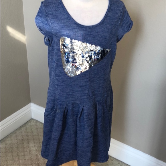 girls flippy sequin dress